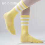 필라테스 요가 논슬립 롱 삭스 양말 3켤레 세트 ND 무지 삼선 홈트 중목 장목 : 노디자인
