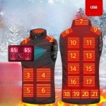 USB 발열 조끼 온열 열선 방한 보온 패딩 : 도미솔마트