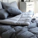 이불퀸사이즈 남자이불 가을 겨울 침구류 차렵이불 그레이 Q : 두두루루