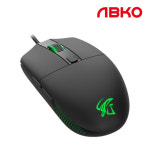 앱코 A660 3325 게이밍 유선 마우스 PC방 롤 배그 서든어택 오버워치 블랙 화이트 : 드림팩토리샵