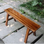 원목 벤치 의자 수납 소파 3인 식탁 가정용 단단한 나무 벽 긴 냄비 : 브리즈나인