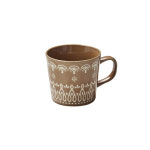 일본 도자기 초이스 엔틱브라운 머그컵 일식그릇 : 형제주방몰