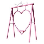 하트 그네 공원 정원 야외 장식 사진 소품 카페 : 샤로나마켓