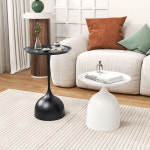 쇼파 사이드 테이블 간이 원형 미니 카페 북유럽 심플한 아파트 소파 커피 연철 침대 옆 : 브리즈나인