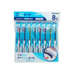 유한덴탈케어 이코노플러스 2단미세모 칫솔 10P 색상랜덤 : 밍구잡화점