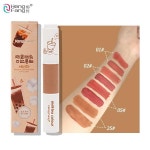 HengFang 입술 메이크업 도구 Milktea 더블 립스틱 립글로스 여자 레드 리치 컬러 비 컵 2 1 화장품 세트 H9433 지속 : khsangsa