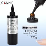 CANNI 노 와이프 탑코트 소크 오프 젤 벌크 원료 LED UV 오래 지속되는 고광택 클린 네일 베이스 225g : khsangsa