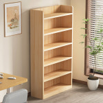 쇼파뒤 책장 선반 원목 거실 바닥 스탠딩 스토리지 랙 통합 벽걸이 조합 단단한 나무 학생 : 브리즈나인