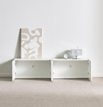 쏠앤까사 미니 800 1단 낮은 다용도 주방 거실 수납장 티비다이 화이트 : 쏠앤까사