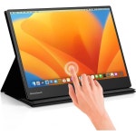 PC/노트북용 PEPPER JOBS 휴대용 모니터 XT1610F V3, 듀얼 스피커... 포함된 터치스크린, macOS/Samsung DeX/스위치/Steam Deck : 세화글로벌