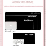 온열 데스크 매트 PC용 게이밍 마우스 패드 애니메이션 KDA ALL OUT 테이블 보호대 오피스 카펫 러그 LOL : 엠엔제이21