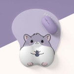 스포트라이트 햄스터 HAMSTER 손목보호 캐릭터 손목받침대 마우스패드, 단품 : 프라이스뷰