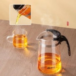 전통차 유리주전자 포트 보이차 녹차 홍자 티포트 1800ML : 1004jun
