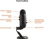 로지텍 블루예티 USB 마이크 콘덴서마이크 : 박무새