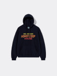 허니스쿱하우스 HSH LOGO HOODED SWEATSHIRT BLACK : THEXSHOP