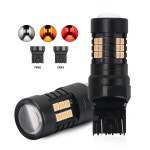 Canbus 자동차 LED 전구  전면 후면 방향 지시등  DRL 브레이크 램프  자동 12V  24V  화이트 레드 앰버  1156 BA15S 1157 BAY15D T20 74... 