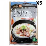 즉석식품 설렁탕 최부자 550g X5 즉석탕 식사 : 수앤서마켓D