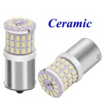LED 세라믹 자동차 테일 브레이크 램프  방향 지시등  자동 후면 리버스 전구  주간 주행등  1156 BA15s 7506 P21W R10W R5W  2 개... 