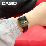 백화점AS가능 카시오 A-120 가제트 빈티지 레트로 스퀘어 사각 전자시계 지코스모 제품 : 타임 스토리