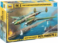 즈베즈다 비행기 7283 1/72 Soviet Dive Bomber Petlyakov Pe-2 : Neighbor Hobby