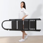 가정용 사다리 발판 3단 계단 알루미늄 접이식 텔레스코픽 헤링본 두꺼운 미끄럼 방지 경량 : 브리즈나인