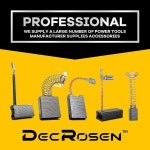 DecRosen 4Pcs A27343 카본 모터 브러시 호환: DeWALT DWP611/DWP611PK Porter 450/450PK 140033 : 아코일라