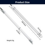 단단한 RBGW LED 스트립 바 라이트 알루미늄 쉘 PC 커버 DC12V SMD 5050 : 노블레스U