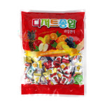 더식품 디저트 종합 과일 캔디 600g 6가지 과일맛 개별포장 행사용 판촉용 업소용 : 라니랜드