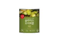 CJ 프레시웨이 이츠웰 오이피클 슬라이스 3kg x 6개 (1BOX) : 소소한 가치