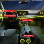 엠비언트라이트 데이 LED 에어 벤트 트위터 메르세데스 벤츠 W213 E 클래스 쿠페 AMG E43 E53 E250 64 3D 인테리어 앰비언트 라이트 : 쇼핑A