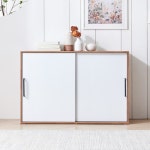 도어형 1200 수납장 슬라이딩 거실장 국내제작 다용도장 : 포에이치스