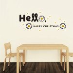 헬로피스 크리스마스 포인트스티커 그래픽 겨울 눈꽃 모양 송이 데코 벽장식 트리 유리창문 : 코코드로잉