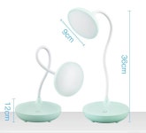 LED 충전용 집게 침대 침실 스탠드 북라이트 책상조명 led 독서등 : 디엔지유통