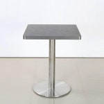 패스트푸드집 세련된 튼튼 스테인리스 스퀘어 테이블 : HERCHA MALL