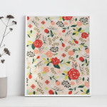 방수원단 대폭 방수천 236 로즈파티(스킨) 62856 : 선퀼트