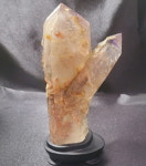 물방울이 들어 있는 수퍼세븐 : 수정팔찌