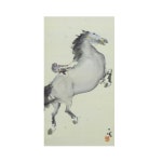 말탄 원숭이그림 사이즈 54x100cm 100% 수작업 캔버스유화그림주문제작 : 예가아트