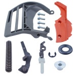 Husqvarna 362 365 371 372 용 브레이크 핸들 정원 전원 장비 잔디 깎는 기계 부품 372XP 전기톱 프론트 가드 : 금똥이네스토어