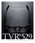 TVR 529 10주년 하이브릿지 두꺼운 뿔테안경 일본생산 빈티지 : ON THE FACE
