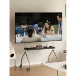 이동식 TV 거치대 티비다이 이동형 바퀴 거실 블랙- TV 스탠드 90x53.5x124cm : 마켓조이 MarketJoy