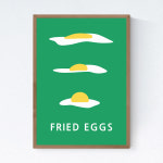 EGG 1C 그린, 달걀 계란 그림 인테리어 홈리빙 포스터 주방 일러스트 : 유주얼갤러리
