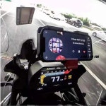 범용 F750 GS 브래킷  호환 f750gs 한  핸드폰 내비게이션 바이크 : 행복모아요