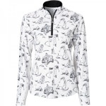 산솔레일 여성 버디 4분의 1 짚 골프 모의 풀오버 110554 : 미소맞이