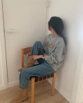 (세일)당일/프리러브 카빌라 기모 맨투맨 : 클로젯스토리지