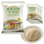100g당 14.5kcal 빼빼곤약 발효곤약두부면 200g, 5개 : 곤약