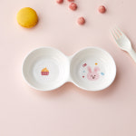 [모던하우스] 애니멀힐즈 본차이나 2칸 나눔접시 디저트래빗 / KI0423019 : 2001 중계점 모던하우스