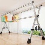 이불 행거 튼튼한 빨래 걸이 야외 건조대 옥상 스탠드 : 해구블리