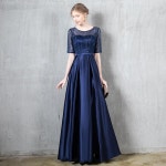 우아한 합창복 슬림핏 성가복 드레스 원피스 빅사이즈 들러리 연말파티 시니어 공연복 교회 : 수니라운지