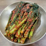 국산 돌산갓김치1Kg 한배꼽 밥도둑 수제 생 갓김치 : 한배꼽 밥도둑