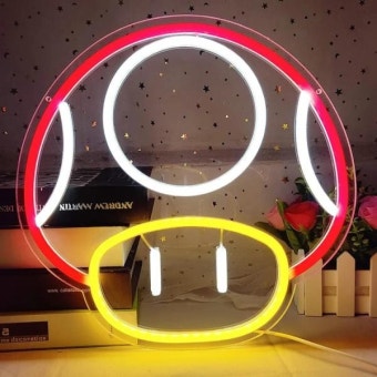 LED 게임 벽 예술에 대 한 네온 불빛 로그인 침실 Deocr 서명 사용자 지정 파티 바 사무실 장식 밤 : 더리치018